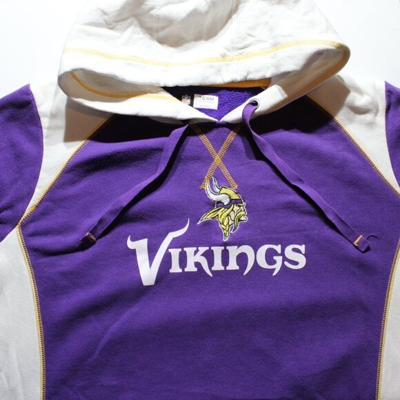 NFL Team Apparel Minnesota Vikings Pullover Hoodie - Size L - Picture 5 of 8